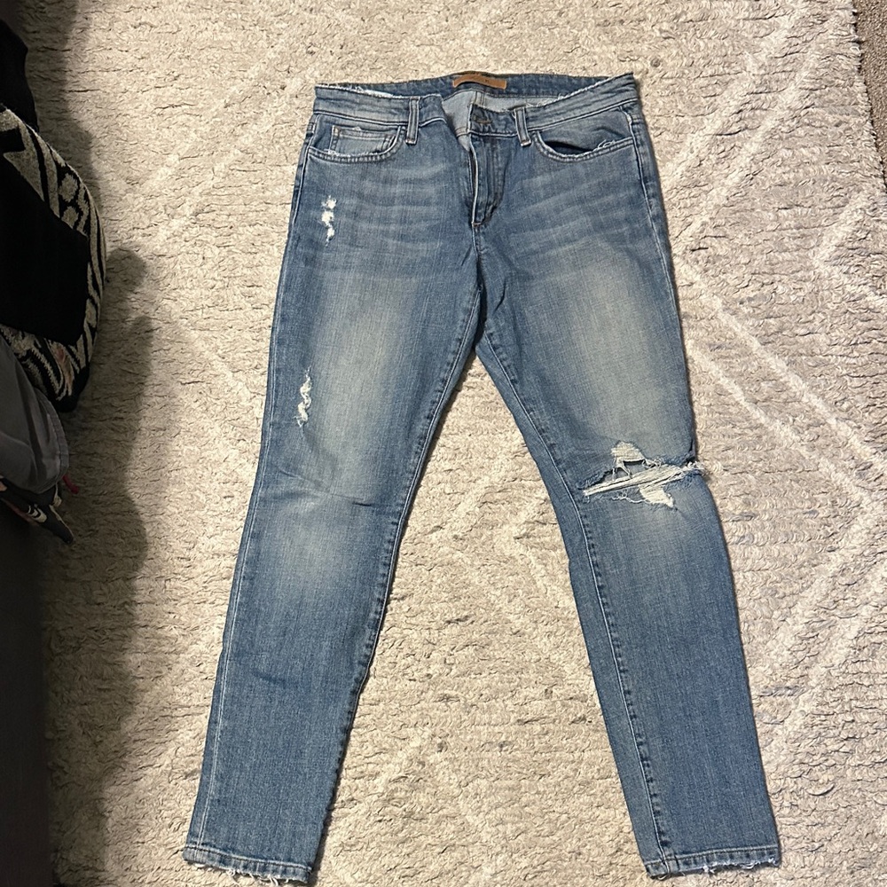 Joe’s Distressed Blue Jeans